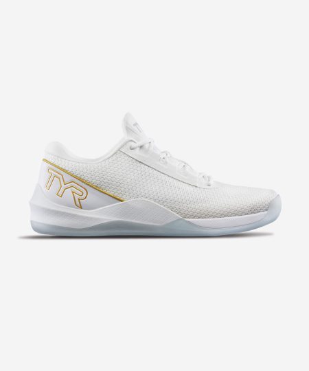 sapatilhas de crossfit TYR CXT-2 cor Branco Dourado